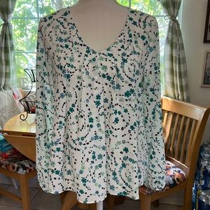 a.n.a A New Approach Women’s Long Sleeve Blouse NWT Small